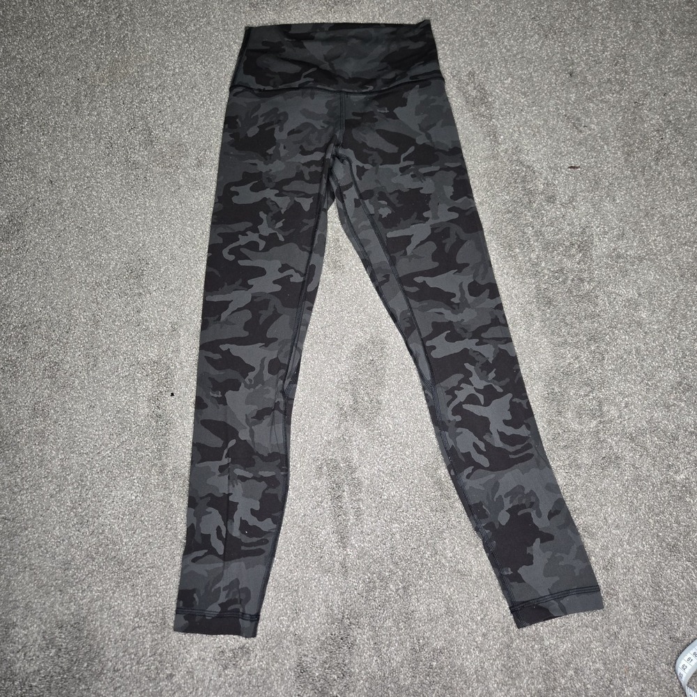 Lululemon Align Pant‎ *Full Length 33" Incognito Camo Multi Gator Green